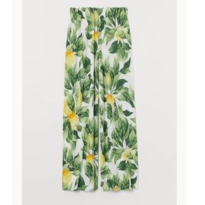 Wide-cut jersey pant